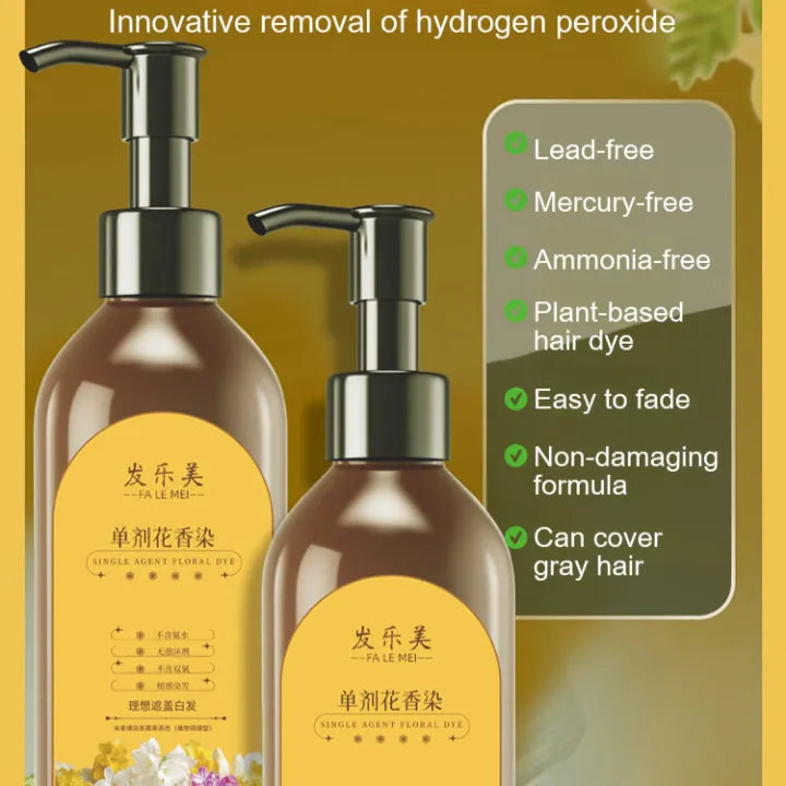 Japanese Long Lasting Natural Hair Dye Shampoo (Buy 1 Get 2 Free)