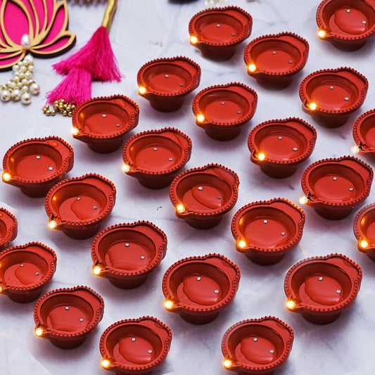 Smokeless LED Water Sensor Diya (Navratri Special Offer)