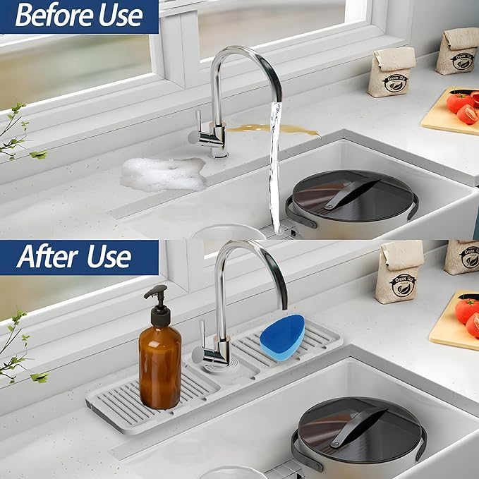 Tap Drainage Mat For Bathroom and Kitchen