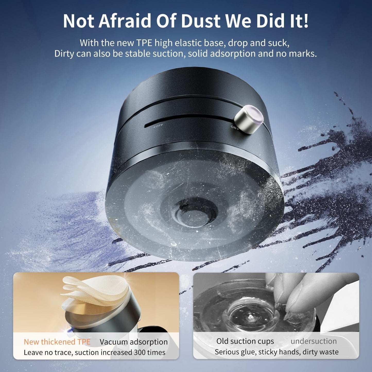 Smart Vacuum Magnetic Phone Holder (With 1 Year Warranty)