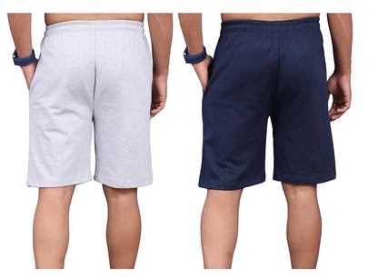 Men's Trendy Stretchable Cotton Shorts (Pack of 4)