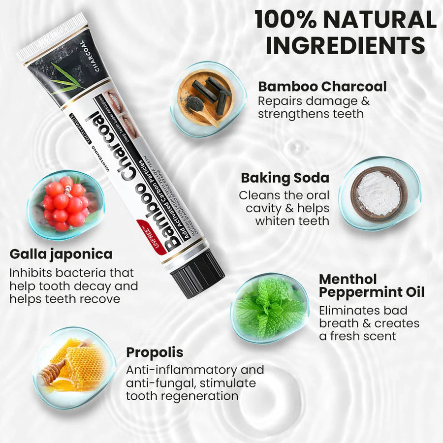 Bamboo Activated Charcoal™ Teeth Whitening Toothpaste
