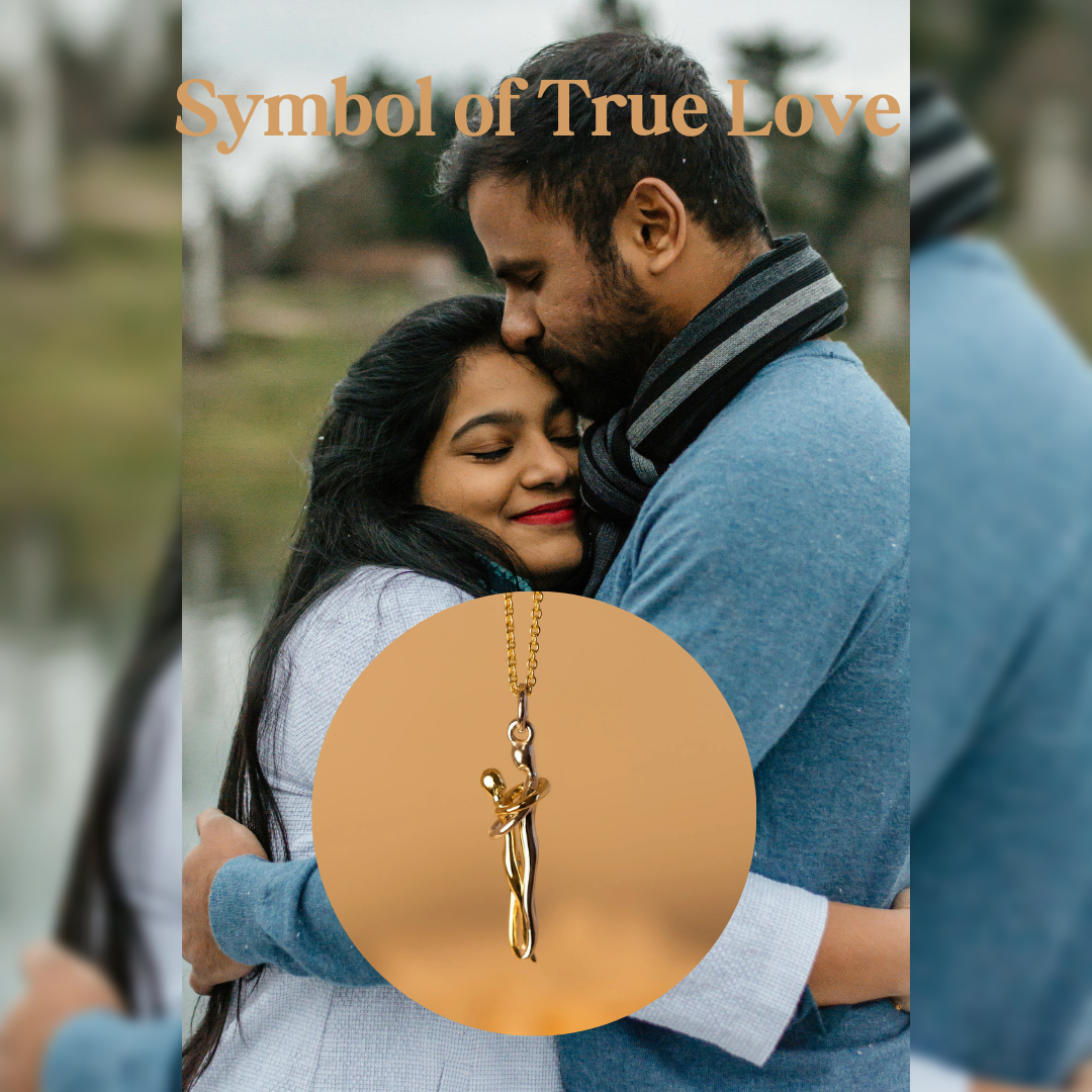 Forever Together Hug Couple Pendant
