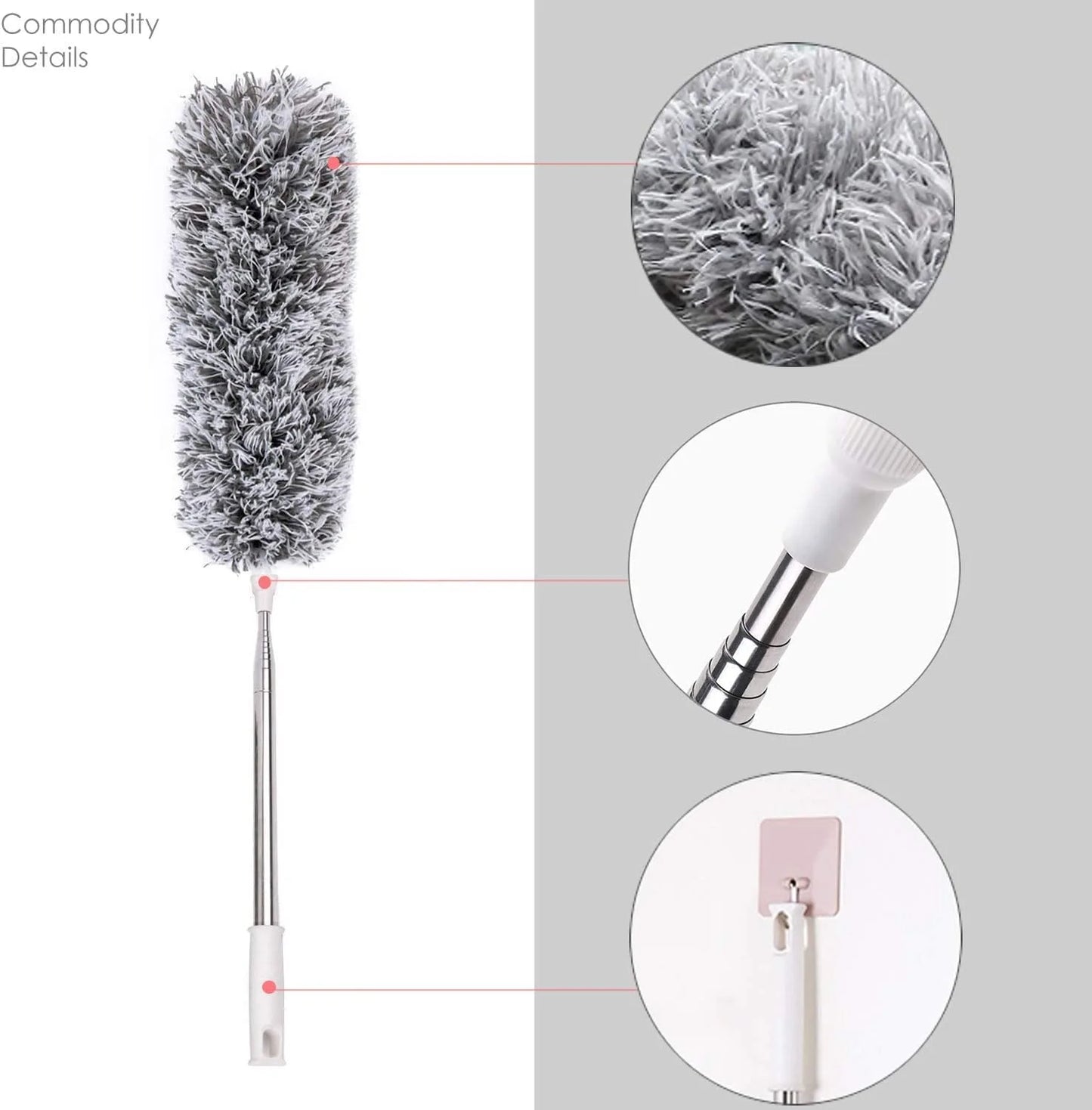 Microfiber Bendable & Extendable Fan Ceiling Duster