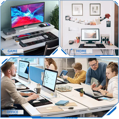 Ptronics Gaming Non-Slip Keyboard Mat (With Shortcut Formulas)