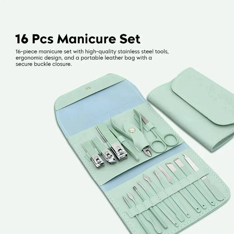 Multipurpose Manicure Kit (Leather Bag Free)