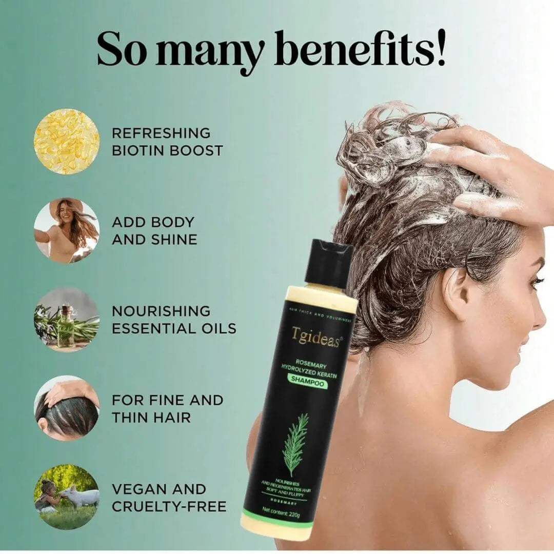 Rosemary Keratin Boost Hair Growth Shampoo (Buy 1 Get 1 Free)