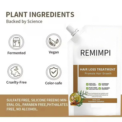 Natural Anti-Hair Fall Treatment Shampoo (Buy 1 Get 1 Free)