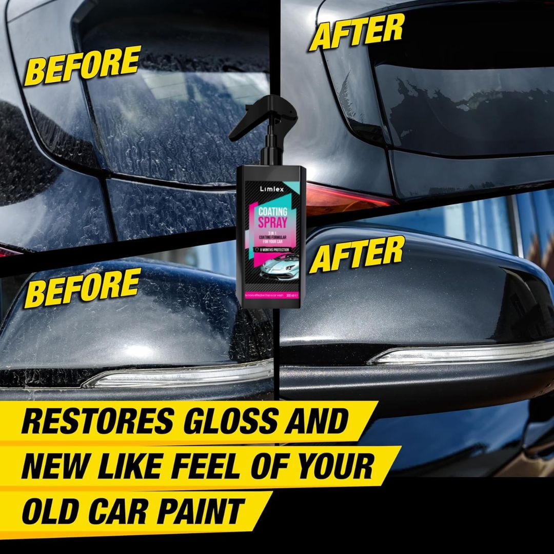 ShineXpert Pro Coating Spray (Free Foam Cleaner & Microfiber Cloth)