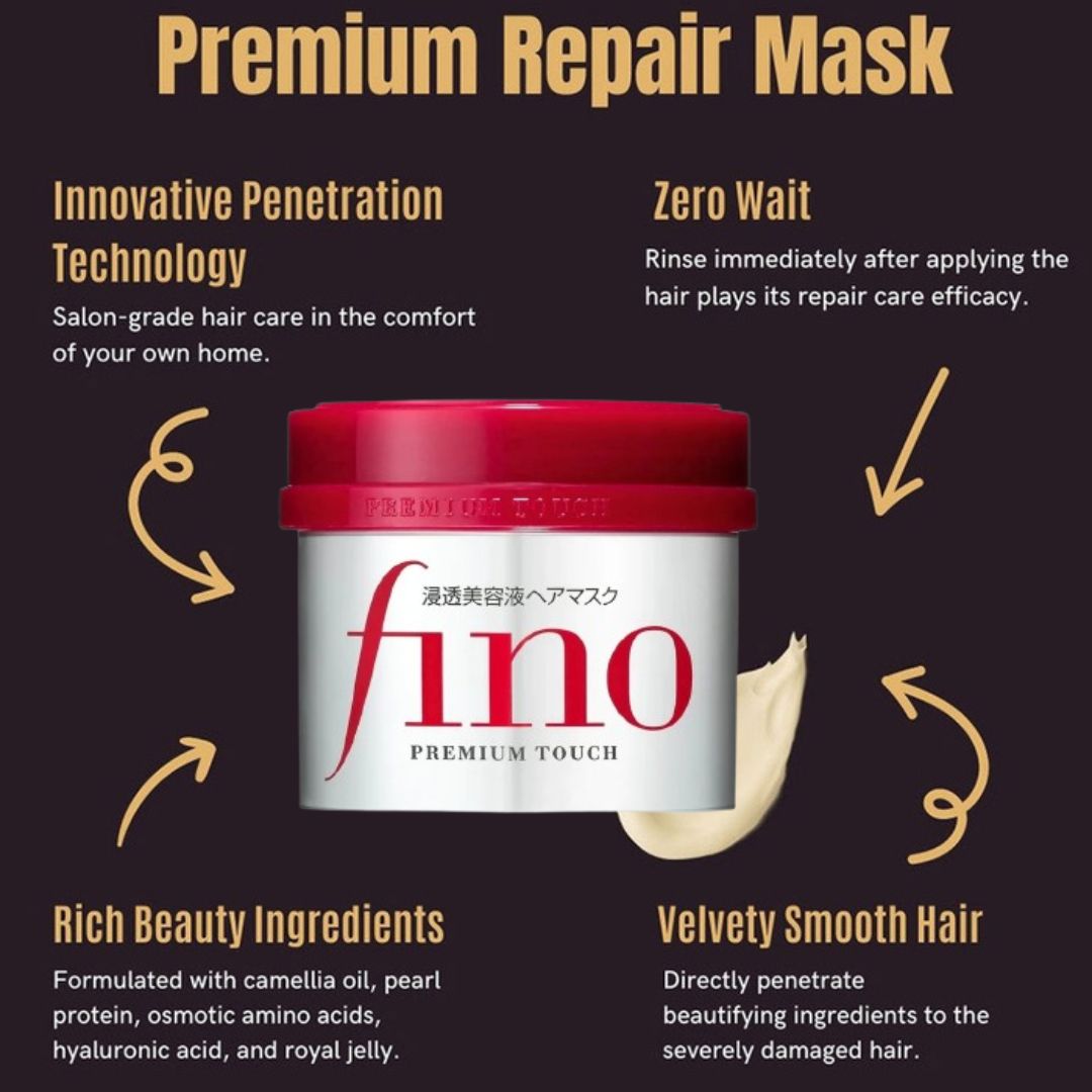 Fino Premium Touch Hair Mask (Buy 1 Get 1 Free)