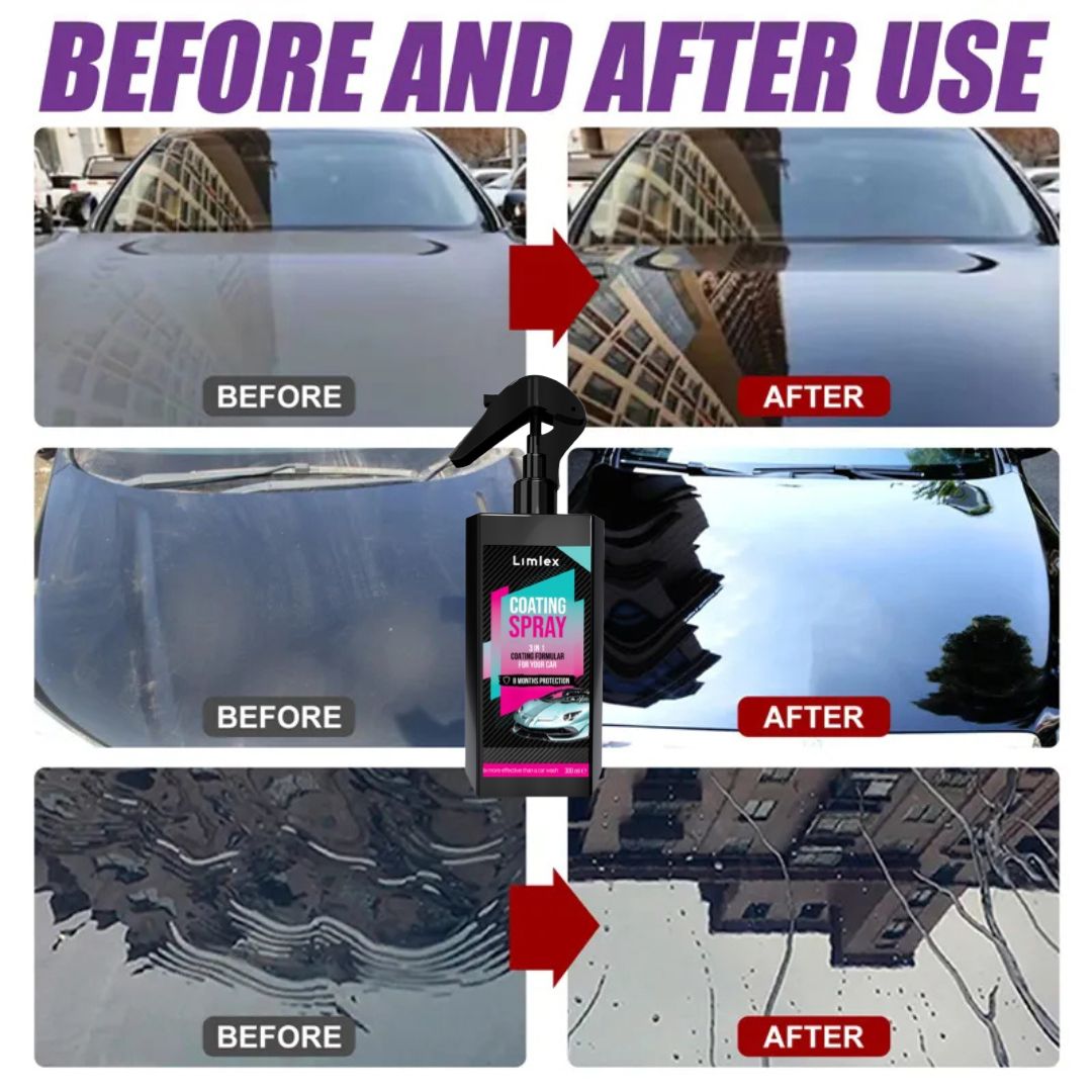 ShineXpert Pro Coating Spray (Free Foam Cleaner & Microfiber Cloth)