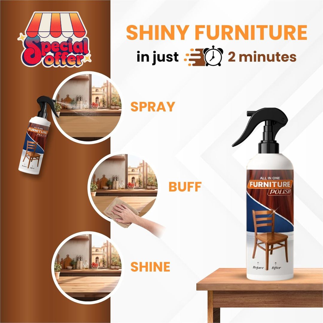 All-In-One Furniture Polish (Buy 1 Get 2 Free Diwali Offer)