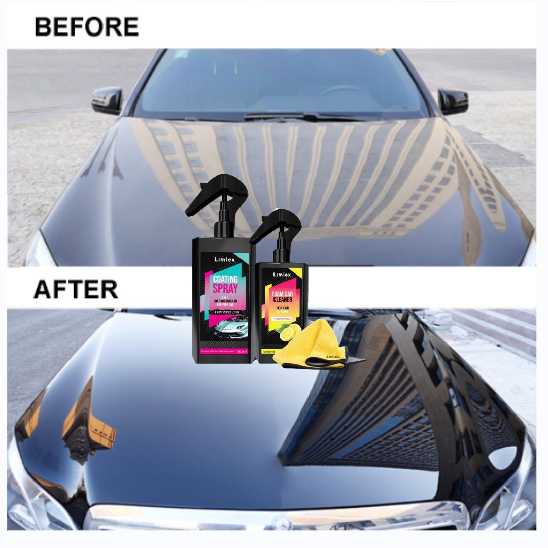 ShineXpert Pro Coating Spray (Free Foam Cleaner & Microfiber Cloth)