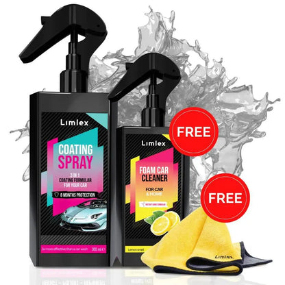 ShineXpert Pro Coating Spray (Free Foam Cleaner & Microfiber Cloth)