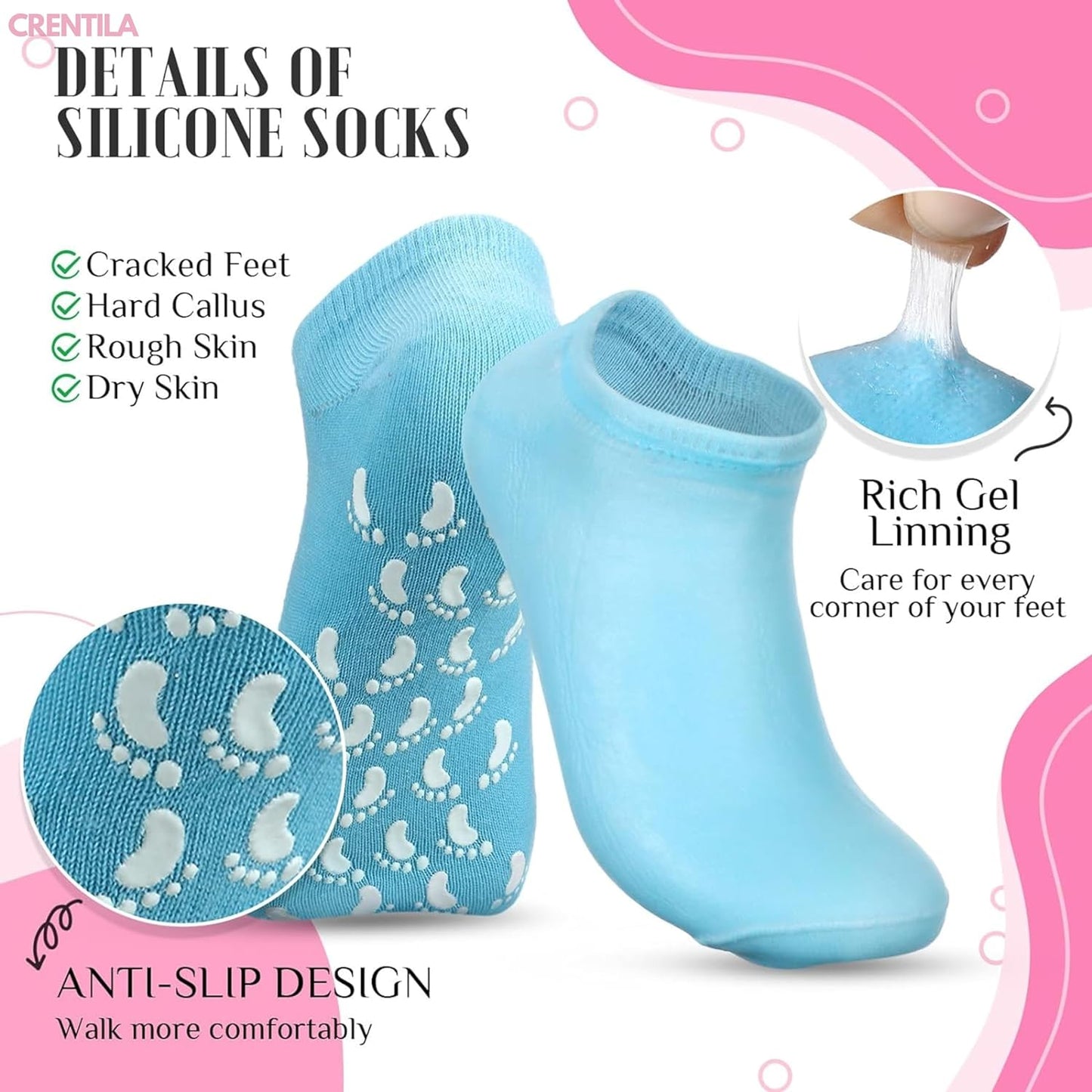 Orthopedic Moisturizing Socks (Buy 1 Get 1 Free)