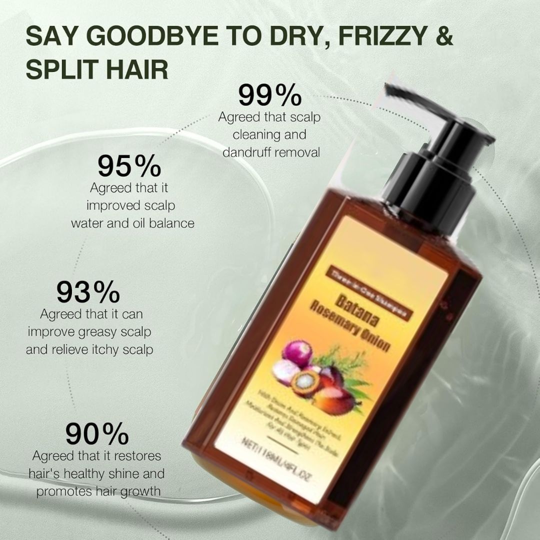 Buiti 3-in-1 Natural Anti Hair Fall Shampoo (Buy 1 Get 1 Free)