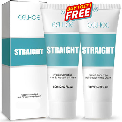 Silky Protein Hair Straightening Cream (Buy 1 Get 1 Free)