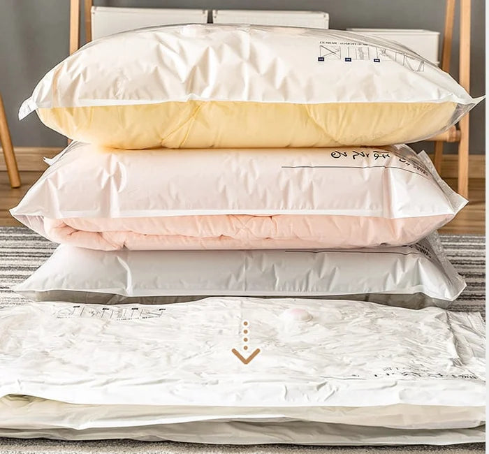 Space Saver Reusable Vacuum Storage Bags (With Free Vacuum Pump)