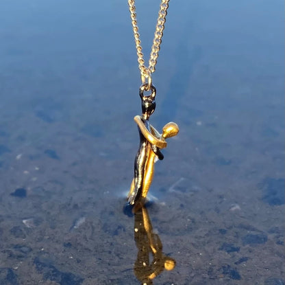 Forever Together Hug Couple Pendant