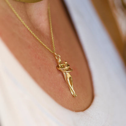 Forever Together Hug Couple Pendant