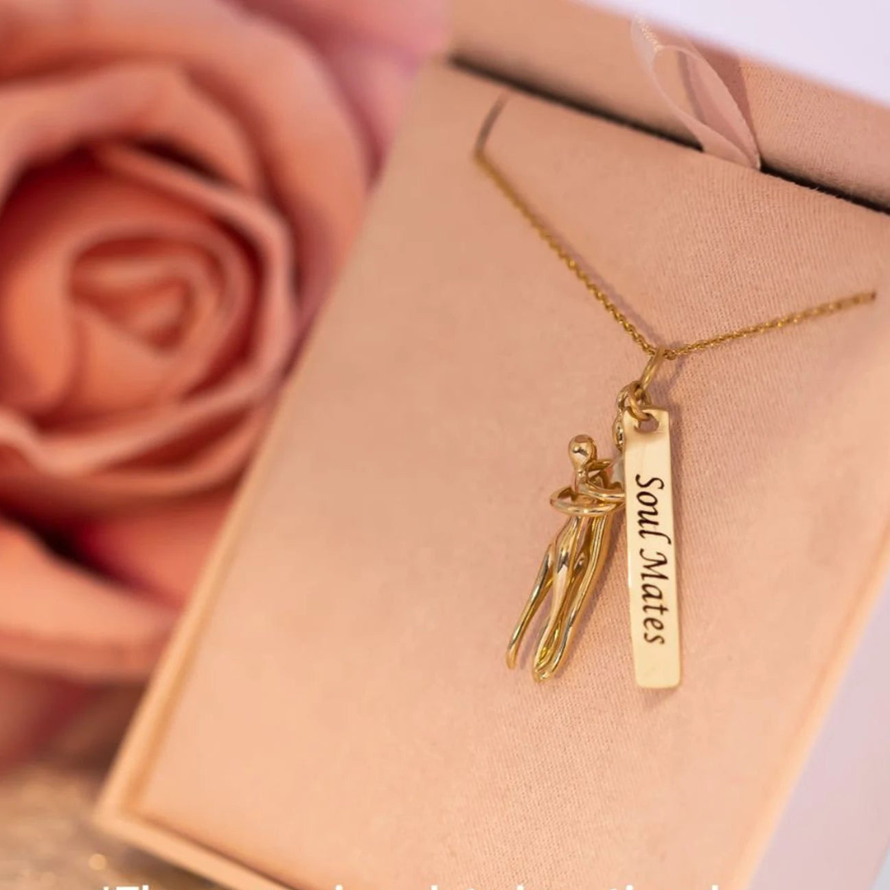 Forever Together Hug Couple Pendant