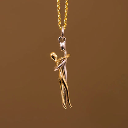 Forever Together Hug Couple Pendant