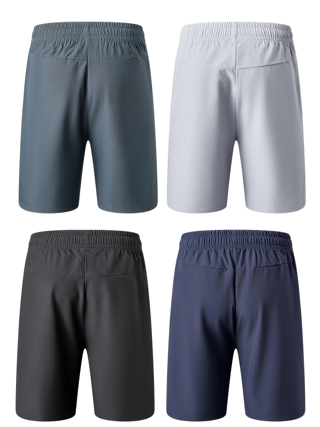 Men's Trendy Stretchable Cotton Shorts (Pack of 4)