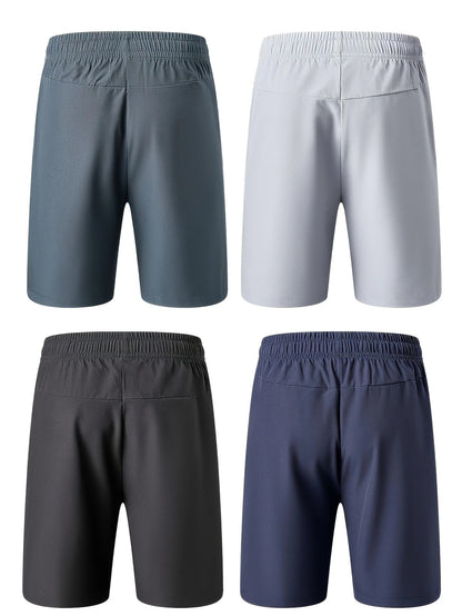 Men's Trendy Stretchable Cotton Shorts (Pack of 4)
