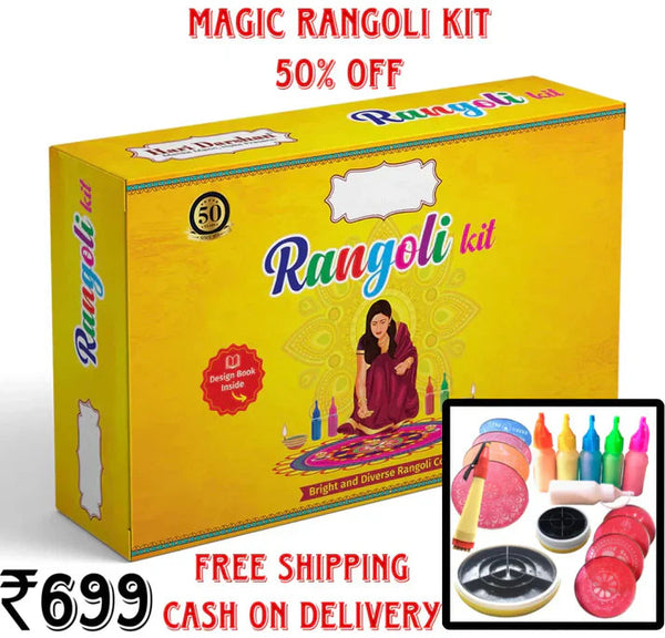 4 in 1 DIY Rangoli Box