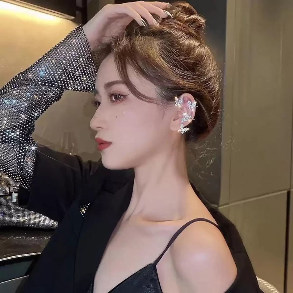 Korean Butterfly Earrings (1 Full Pair)