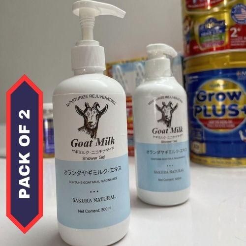 Goat Milk 28-day Whitening Shower Gel (Pack of 2)