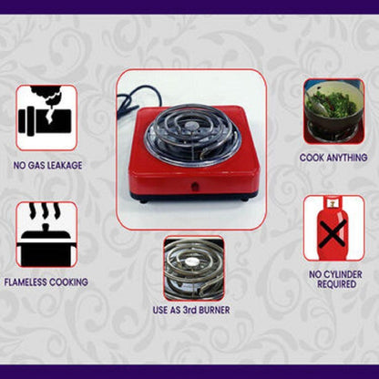 Flameless Electric Cooking Stove (1-YEAR WARRANTY)